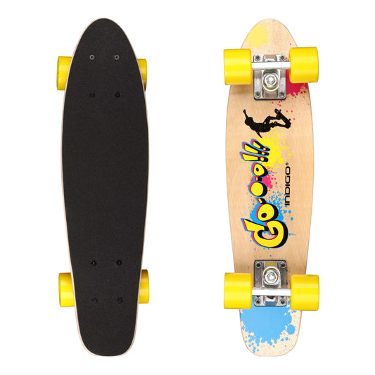 Skateboard En Bois Pour Enfant GO INDIGO 55,88 * 15,24 cm