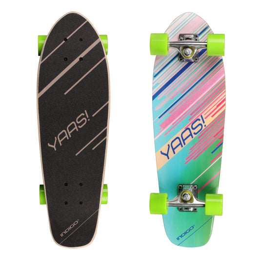 Skateboard YAAS Multicolore 62.2 х 18.5 cm Indigo