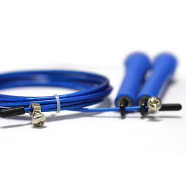 High-Speed Crossfit Jump Rope Braided Steel Indigo 2.7 m