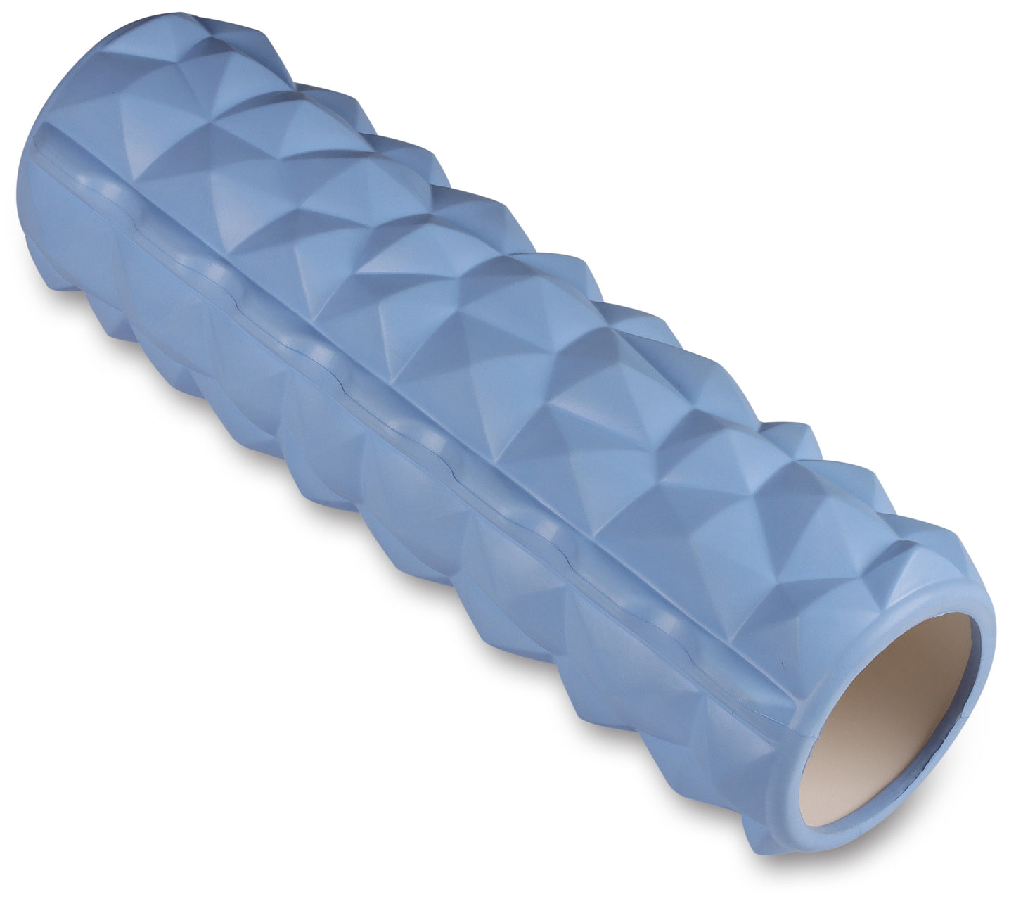 Rouleau En Mousse Rond Pour Massages Musculaires Et Yoga En PVC INDIGO 45*14 cm.