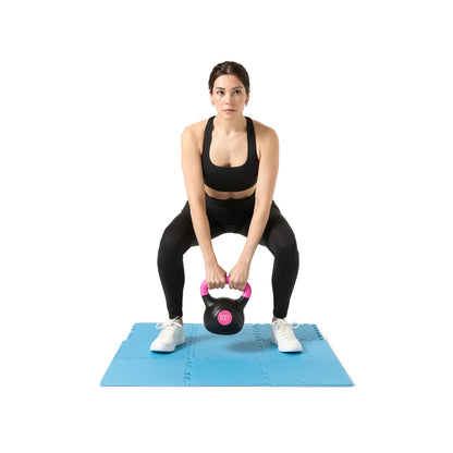 INDIGO Interlocking Fitness and Exercise Mat Set 18 Pieces